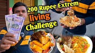 Living on 200 rs for 24 hrs Challenge in Kolkata | Food challenge  @bhokkadfoody498