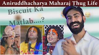 Reaction On : Aniruddhacharya Maharaj Epic & Thug Life Moments  | Beat Blaster