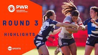 Round 3 Highlights  | Premiership Women's Rugby | TNT Sports