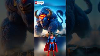 Superheroes But GIANT BISON   All Characters (Marvel & DC) #venom  #batman#joker #wonderwoman