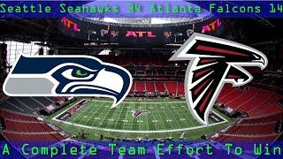 Seattle Seahawks 34 Atlanta Falcons 14: Now that was great team football