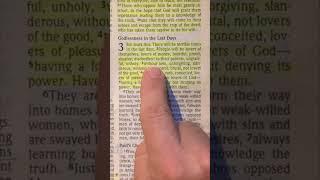 2 Timothy 3:1-5