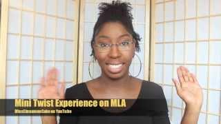 Mini Twists & Twist Out Experience on MLA- 4c Hair