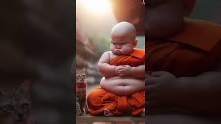 little monk so cute  cute baby #shorts #YouTubeshorts