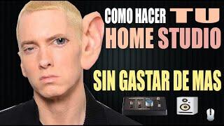 Como hacer tu HOMESTUDIO  sin GASTAR  de MAS / ESTUDIO PROFESIONAL DESDE CERO