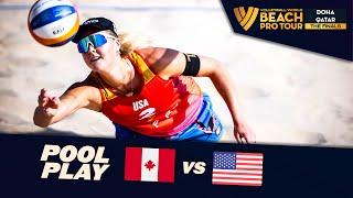 Melissa/Brandie vs. Nuss/Kloth - Pool Play Highlights | Doha Finals 2024 #BeachProTour