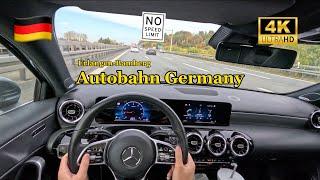 POV Drive from Erlangen to Bamberg Autobahn  | Fastest Roads in Germany