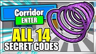 ALL *14* NEW SECRET OP CODES! Corridor Of Hell Roblox