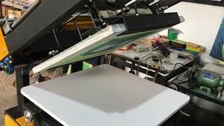 Flatbed Moriarty Screen Printer  with Heat Dryer