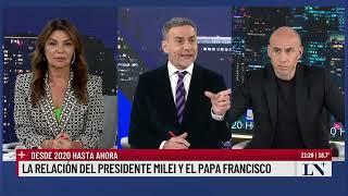 Desde 2020 hasta ahora: la relación del presidente Milei y el Papa Francisco