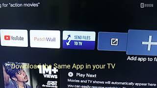 How to send files to Tv | How to transfer files to Tv