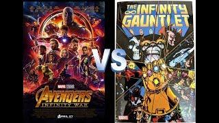 Avengers Infinity War Movie and Infinity Gauntlet Comic * Spoiler * Review