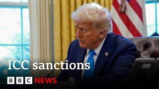 President Donald Trump sanctions International Criminal Court | BBC News