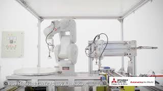 Pick and Place with Rotary and Linear Synchronized Robot | Mitsubishi Electric Indonesia - Ads 6"