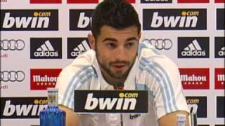 Raul Albiol takes the hot seat at Valdebebas [01/04/2010]