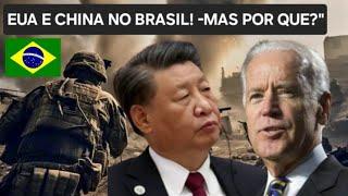 POR ISSO QUE MILITARES DE CHINA E EUA ESTÃO NO BRASIL! -LADOS OPOSTOS DA MOEDA AQUI"