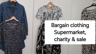 DON'T dismiss supermarket and charity clothing. There's some bargains to be had out there!!