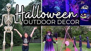 Halloween  Outdoor Decor | DIY Halloween Decorations for Outside | Front Yard Halloween Decorating