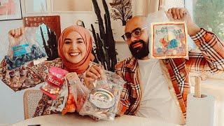 Afrika (Namibia,Botswana,Simbabwe) CANDY CHALLENGE | Snacksurprise | Hijabflowers