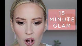 EASY 15 Minute Glam Makeup | Merrie Makeup Artist