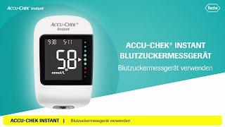 Accu-Chek Instant: Durchführen einer Blutzuckermessung