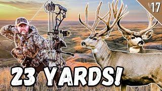 Stalking Giant Mule Deer! (INTENSE Spot and Stalk Bowhunt!)