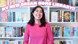 building & organizing my DREAM HOME LIBRARY! & book haul! 