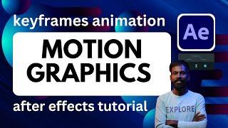 Superஆன Motion graphics scene animate பண்ணலாமா | 3D camera | After effects Motion Graphics Tutorial