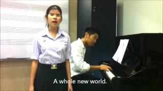 "A Whole New World" covered by Napat with Pattanan (Fa)