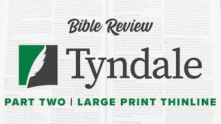 Tyndale Bibles Part Two | Large Print Thinline Reference Bible