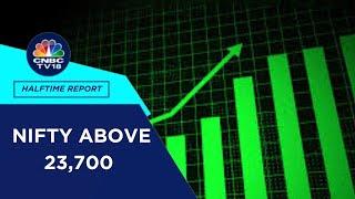 Nifty Above 23,700, Sensex Rises 270 Points; Oil & Gas, Pharma Gain, IT Drags | CNBC TV18