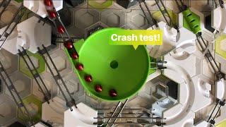 Gravitrax: test of the 3D vortex untill it crashes! By Gravimaxx Marble Runs. Enjoy!