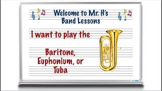 Baritone/Euphonium and Tuba Demonstration for Beginners