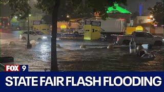 Early morning severe storms hit Minnesota State Fair [RAW]