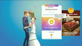 How to Get Married and Honeymoon Suite Quest  Walkthrough |  The Sims Mobile
