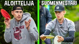 Treenasin viikon kuten frisbeegolf ammattilainen! feat. Väinö Mäkelä