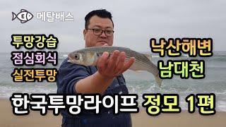 한국투망라이프 투망밴드 정모 1편, 바다투망,숭어투망,전어투망,복어투망,숭어훌치기낚시,വല എറിയുന്നു,cast net fishing,เหวี่ยงแหจับปลา,pesca