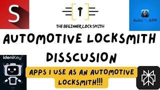 Automotive Locksmith Discussion: APPS I us as an automotive locksmith!!!