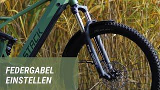 Federgabel einstellen - Suntour XCR Air | Prophete