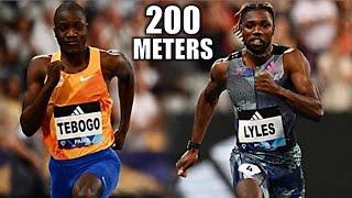 Noah Lyles VS. Letsile Tebogo! || Men's 200 Meter Dash - Diamond League Monaco 2024