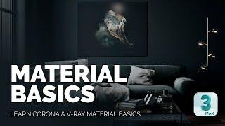 Basics of Corona & V-Ray Materials | 3ds max Tutorial