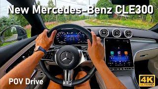 The New Mercedes-Benz CLE300 4Matic POV Drive