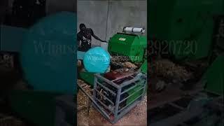 Automatic silage baler machine working in Kenya