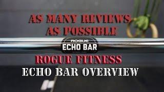 Rogue Fitness 20kg Echo Bar Barbell Overview (CrossFit Barbell)