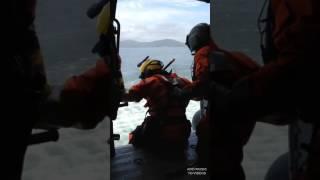 USCG Rescue Swimmer Free fall Deployment from MH-60 Jayhawk