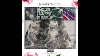 Neoprene 3d Fabric || Luxus Fab || Budget Friendly High - End Imported Fabric