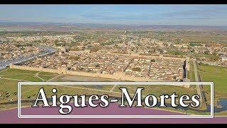 Aigues-mortes et Tour Carbonnière (drone shot)