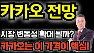 카카오 주가는 시장 변동성 대비 가격 전략은?