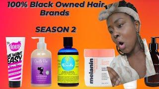 New Season ALERT: 100% Black Owned Hair Brands