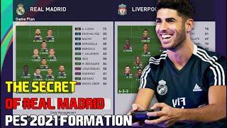 THE BEST FORMATION AND TACTICS REAL MADRID PES 2021